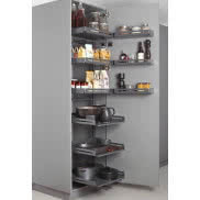 PLENO Plus Libell 1900/ 600/ 3x[1/3]+3x[2/3]+3x[3/3]/ antracyt - wyjeżdżany magazyn na suche produkty