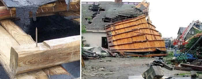 Zerwana połać dachu Zerwana połać dachu